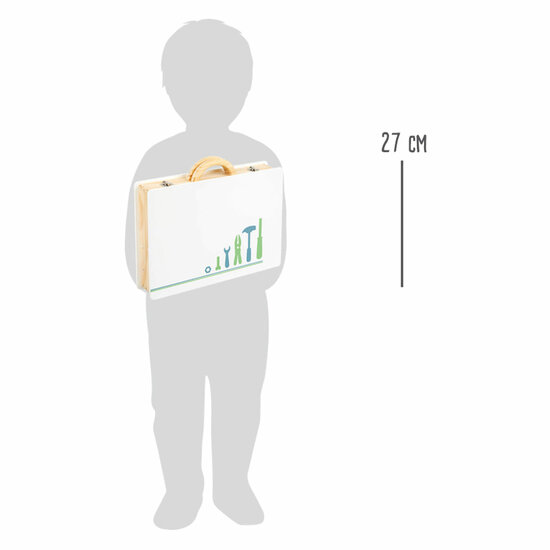 Small Foot - Houten Gereedschapskoffer Nordic, 43dlg.