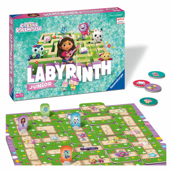 Ravensburger Gabby&#039;s Poppenhuis Junior Laybrinth Bordspel