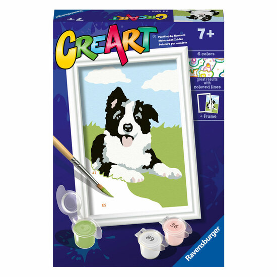 Ravensburger CreArt Schilderen op Nummer - Border Collie