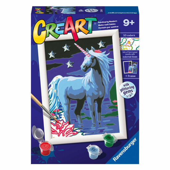 Ravensburger CreArt Schilderen op Nummer - Magische Eenhoorn