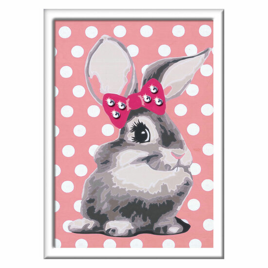 Ravensburger CreArt Schilderen op Nummer - Konijn met Glitters