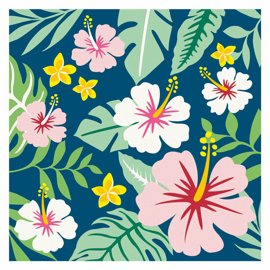 Ravensburger CreArt Schilderen op Nummer - Exotische Bloemen