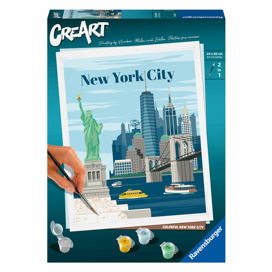 Ravensburger CreArt Schilderen op Nummer - Kleurrijk New York