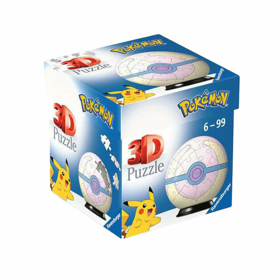 Ravensburger 3D Puzzel Pokémon Heat Ball, 54st.