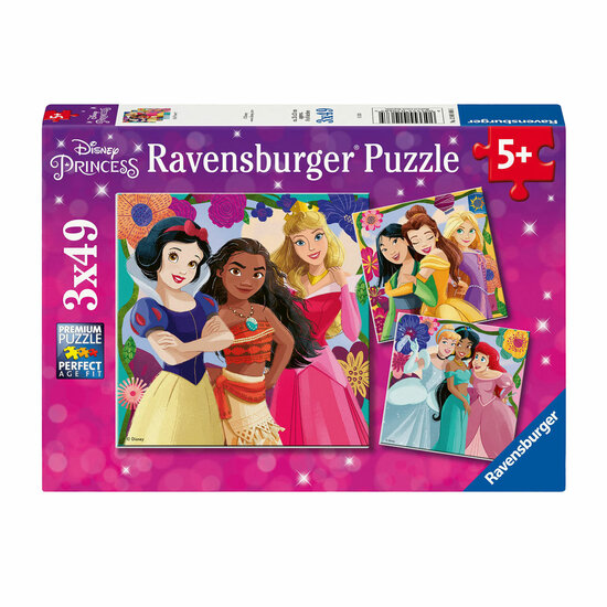 Ravensburger Legpuzzel Disney Princess, 3x49st.
