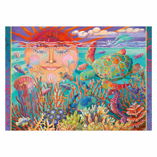 Ravensburger Legpuzzel Zon en Zee, 500st.