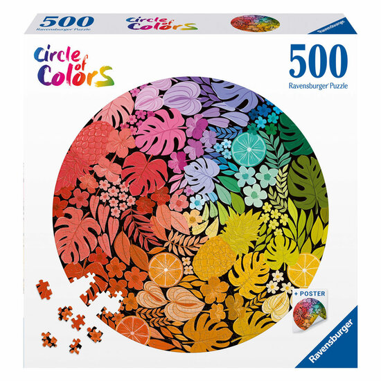 Ravensburger Legpuzzel Circle of Colors Tropical, 500st.