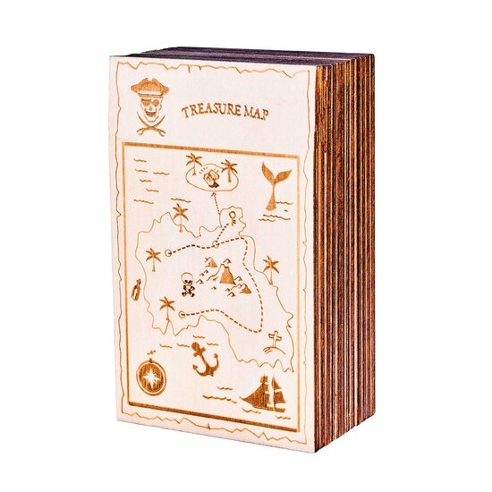 Breinpuzzel Houten Escape Box - Caribbean ***