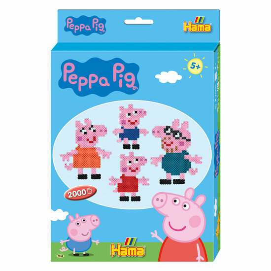 Hama Strijkkralenset - Peppa Pig, 2000st.