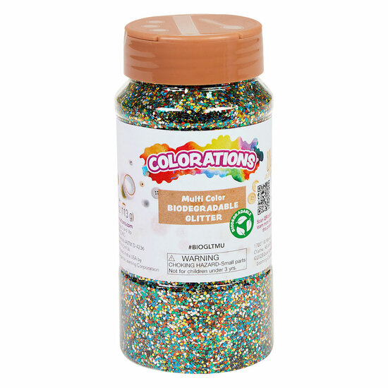 Colorations - Biologische Afbreekbare Glitter - Multi, 113 gram