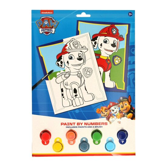 Kleuren op Nummer PAW Patrol