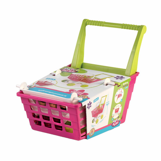 Winkelwagen Roze/Groen