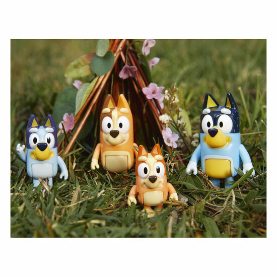 Bluey Familie Speelfiguren, 4st.