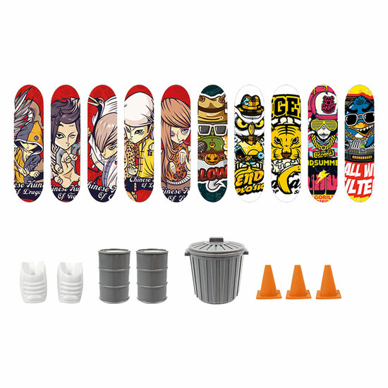 Skate Vinger Skateboard met Accessoires