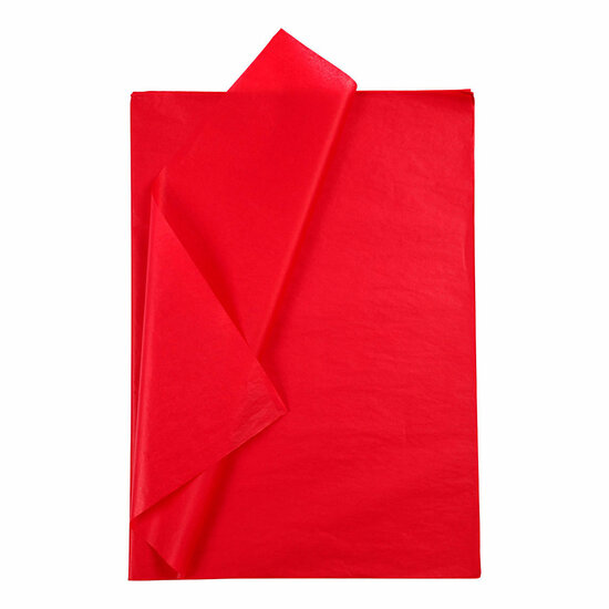 Tissuepapier Rood 10 Vellen 14 gr, 50x70cm