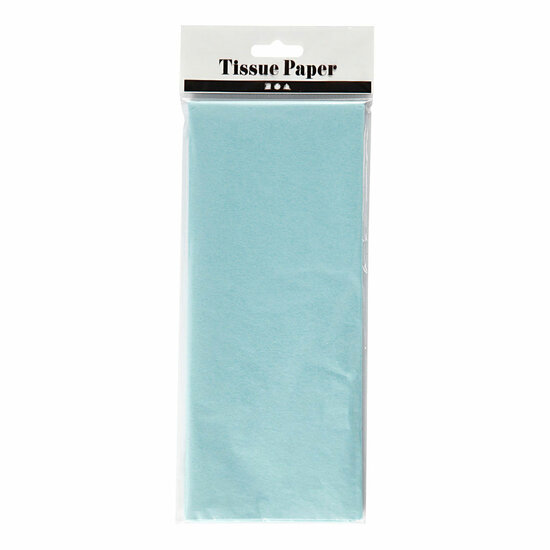 Tissuepapier Lichtblauw 10 Vellen 14 gr, 50x70cm