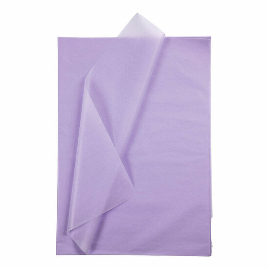 Tissuepapier Lichtpaars 10 Vellen 14 gr, 50x70cm