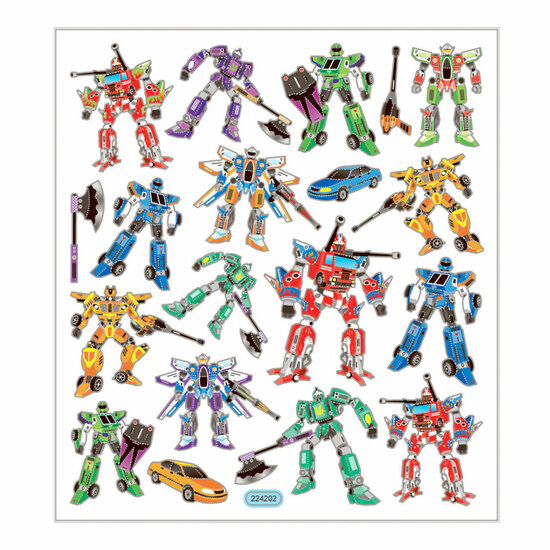 Zelfklevende Stickers Transformers, 1 Vel