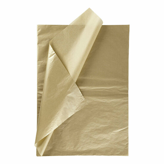 Tissuepapier Goud 6 Vellen 14 gr, 50x70cm