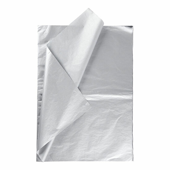 Tissuepapier Zilver 6 Vellen 14 gr, 50x70cm