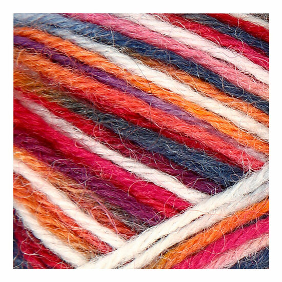 Sokkengaren Blauw/Rood, 200cm