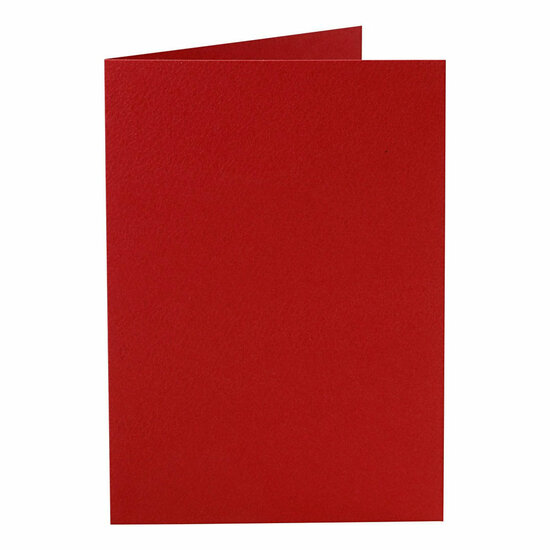 Kaarten Rood 10,5x15cm, 10st.