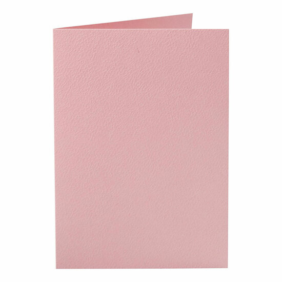 Kaarten Lichtroze 10,5x15cm, 10st.