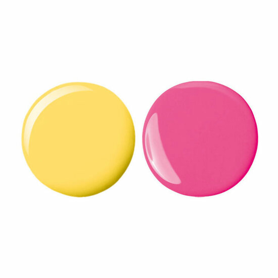 Clementoni Crazy Chic Nagellak Geel/Roze, 2st.