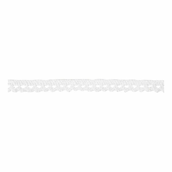 Kanten Lint Wit, 10m
