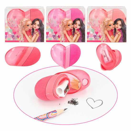 TOPModel 2In1 Hart Gum &amp; Puntenslijper Best Friends