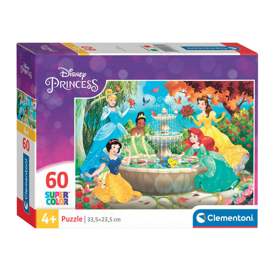 Clementoni Legpuzzel Super Color Disney Princess, 60st.