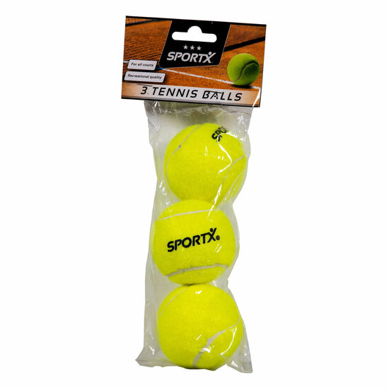 SportX Tennisballen - 3st.