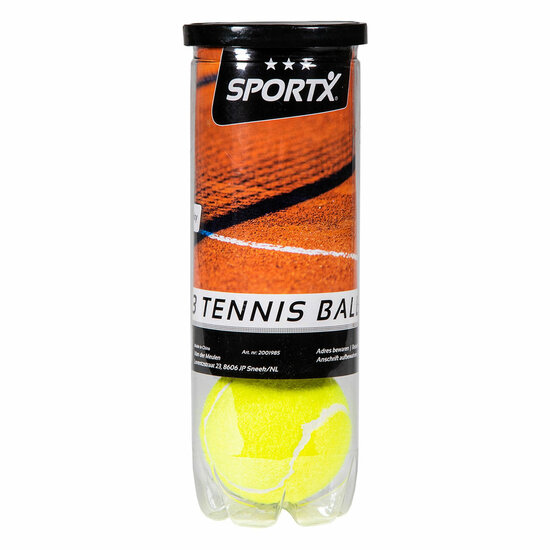 SportX Tennisballen in Koker - 3st.