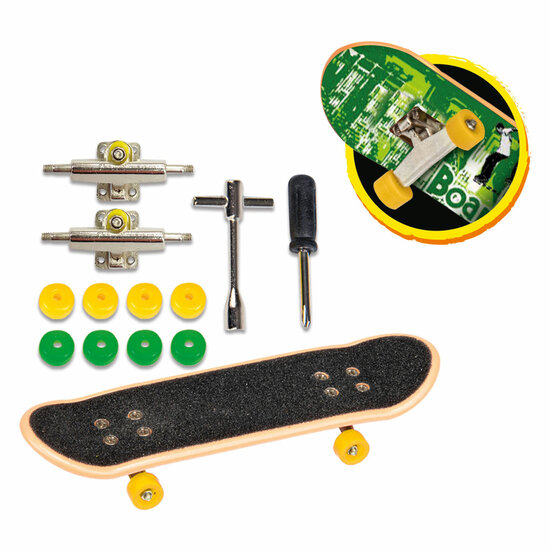 Skate Vinger Skateboard met Extra Wielen