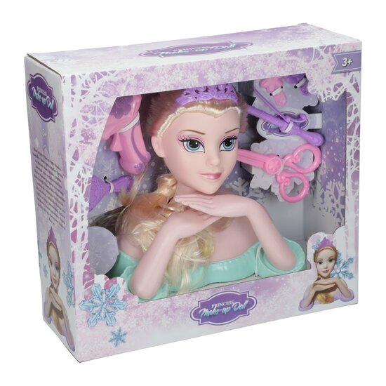 Kappop met Haaraccessoires 21 cm