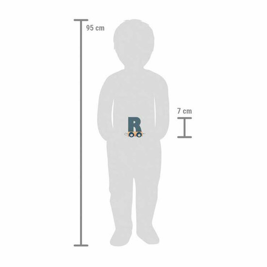 Small Foot - Houten Lettertrein Polar - R