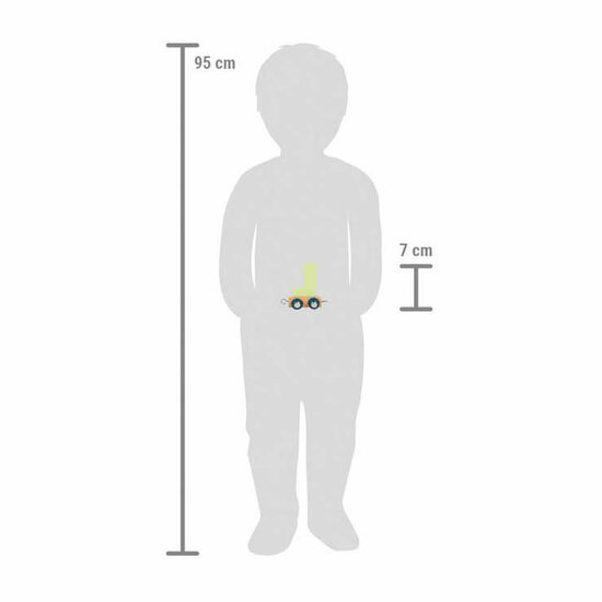Small Foot - Houten Lettertrein Polar - J