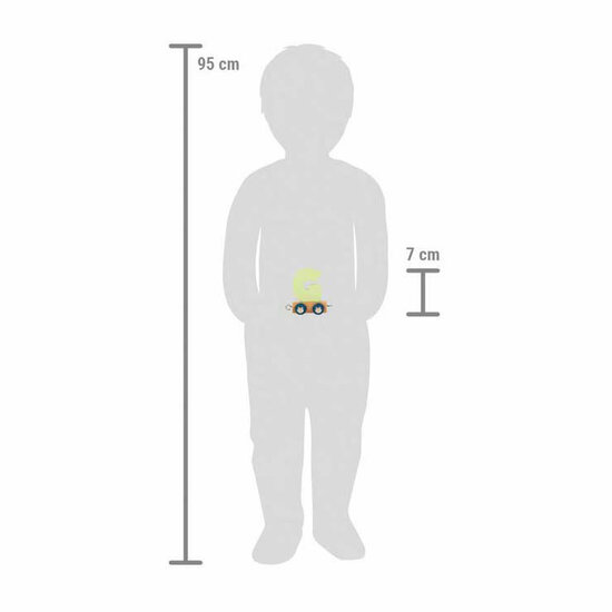 Small Foot - Houten Lettertrein Polar - G