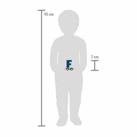 Small Foot - Houten Lettertrein Polar - F