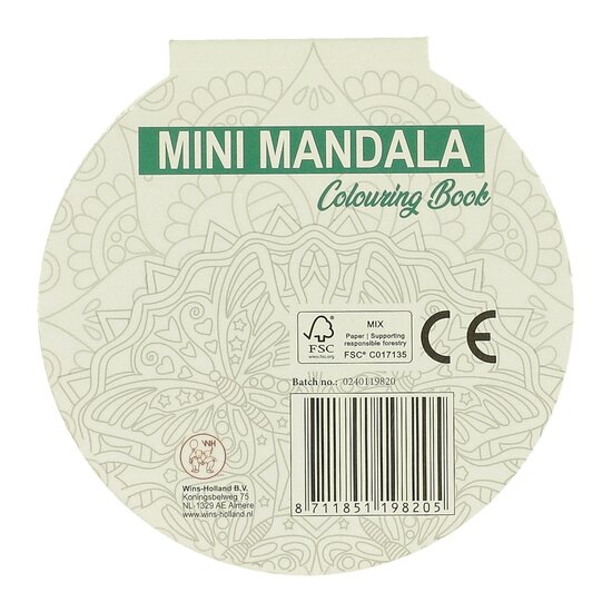 Mini Mandala Kleurboek Rond