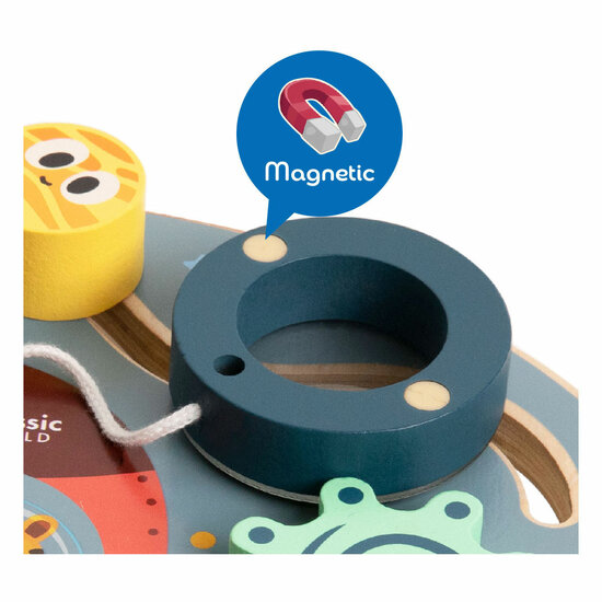 Classic World Houten Activiteitenbord Raket