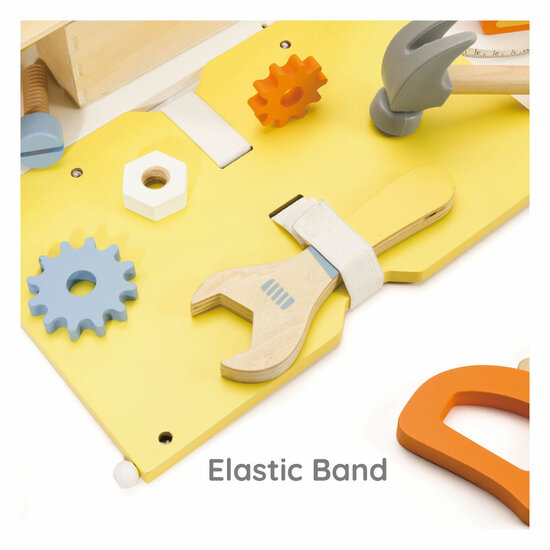 Classic World Houten Gereedschapskist Modern, 27dlg.