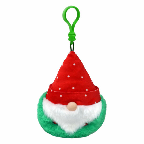 Ty Beanie Boo&#039;s Clip Christmas Gnome Topsy, 7cm