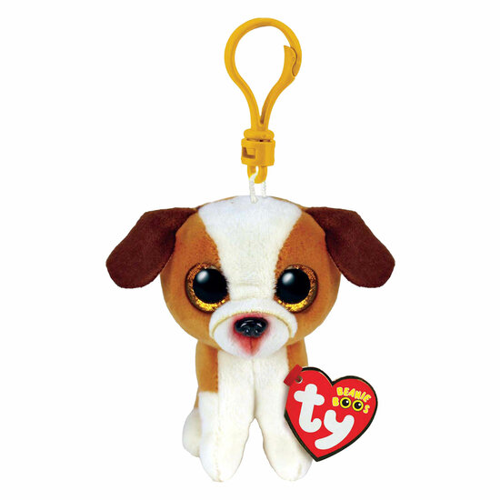 Ty Beanie Boo&#039;s Clip Hugo Bulldog, 7cm