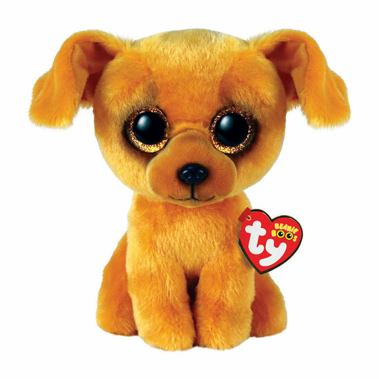 Ty Beanie Boo&#039;s Zuzu Lightbrown Dog, 15cm