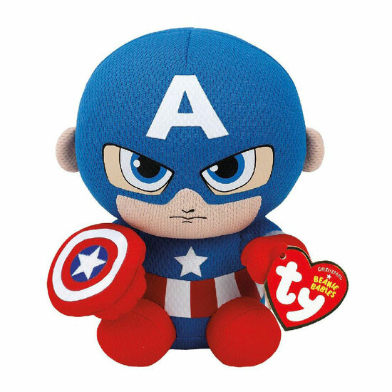 Ty Beanie Captain America - 15cm