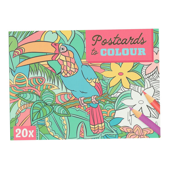 Postkaarten Kleuren, 20st