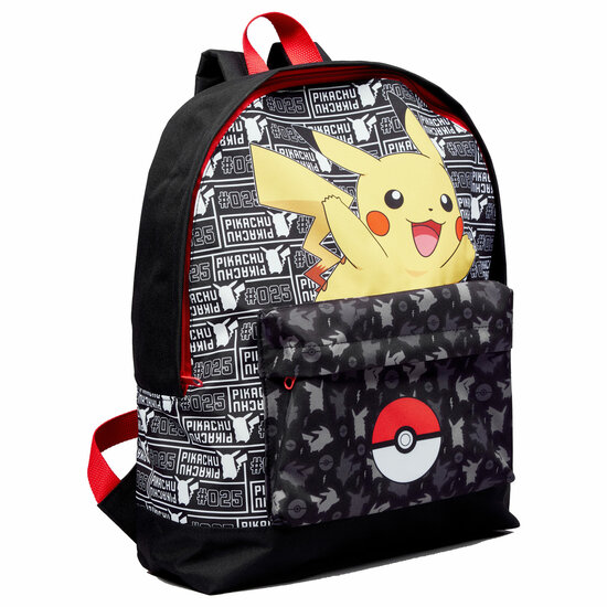 Rugzak met Voorvak Pok&eacute;mon Pokeball Pikachu