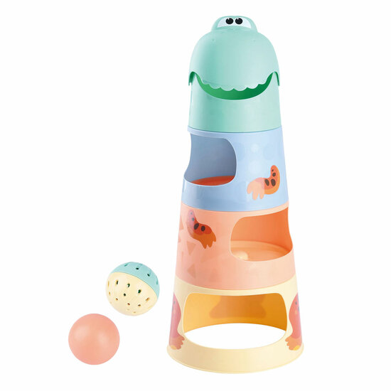Playgo Dino Stapeltoren met Ballen - 6dlg.