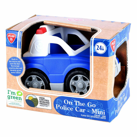 Playgo Biobased Politieauto - 12cm